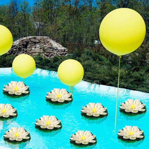 LACGO conjunto de 24 luces dispuestas en estanque para decoración