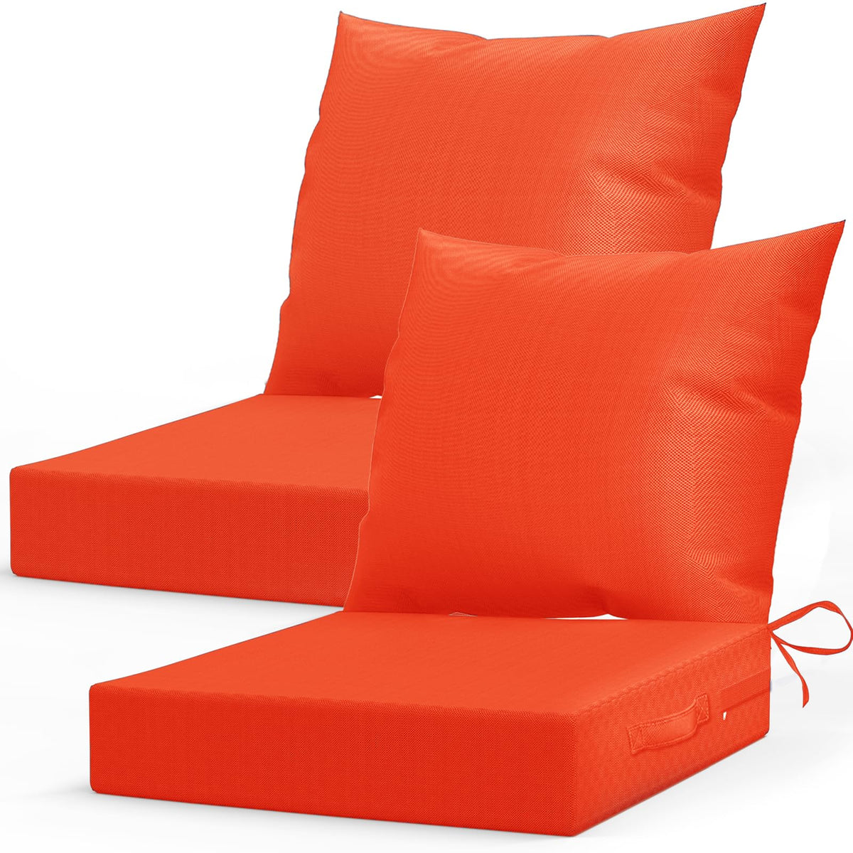 L'AGRATY frente del set naranja mostrando diseño y ajuste
