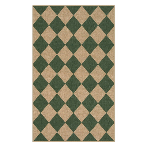 Lahome alfombra en ambiente decorado integrando estilo moderno y farmhouse