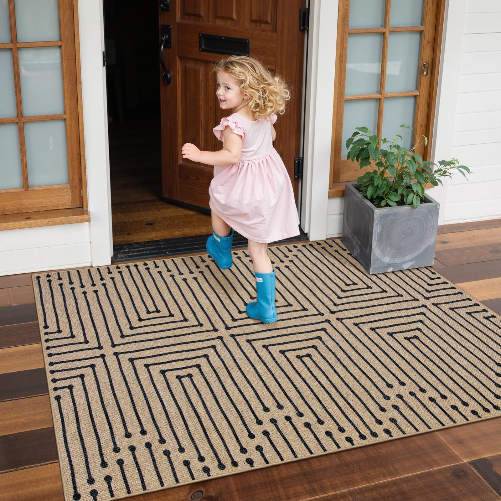 Lahome textura de superficie muestra patrón tipo yute y fácil limpieza