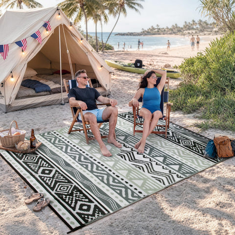 Lahome plegada en bolsa de transporte lista para camping y picnic