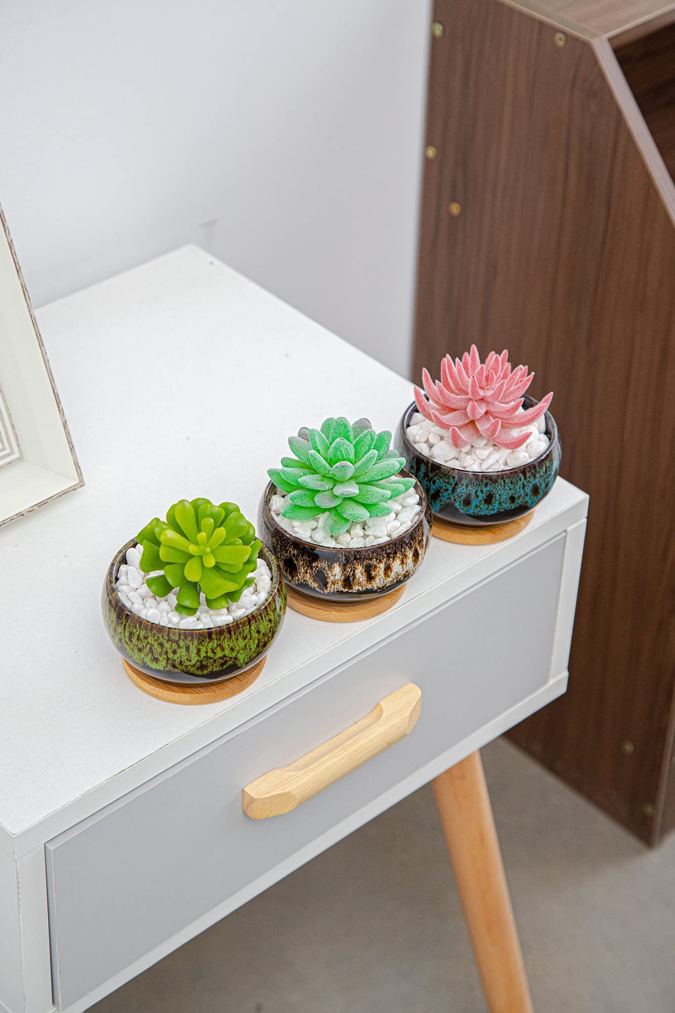 LamDawn macetas como centro de mesa, añade color y estilo a la decoración
