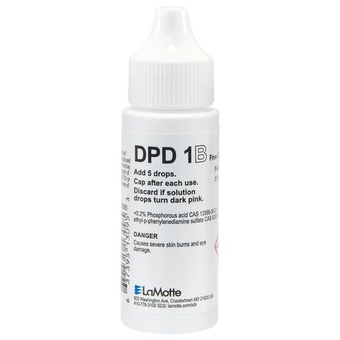 LaMotte frasco 30 ml frente muestra etiqueta clara y uso profesional