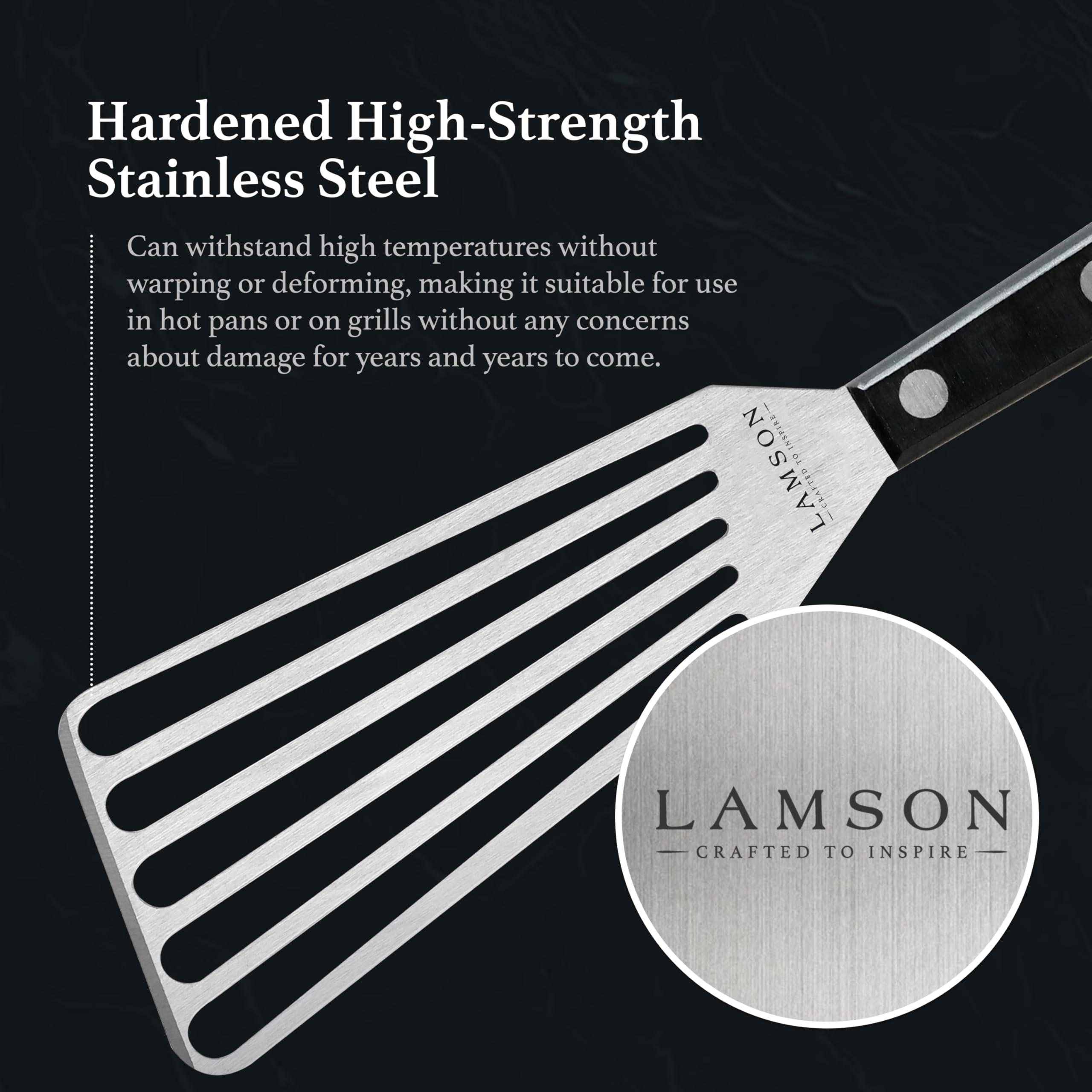 Lamson mango Midnight Black resistente y seguro al lavado diario
