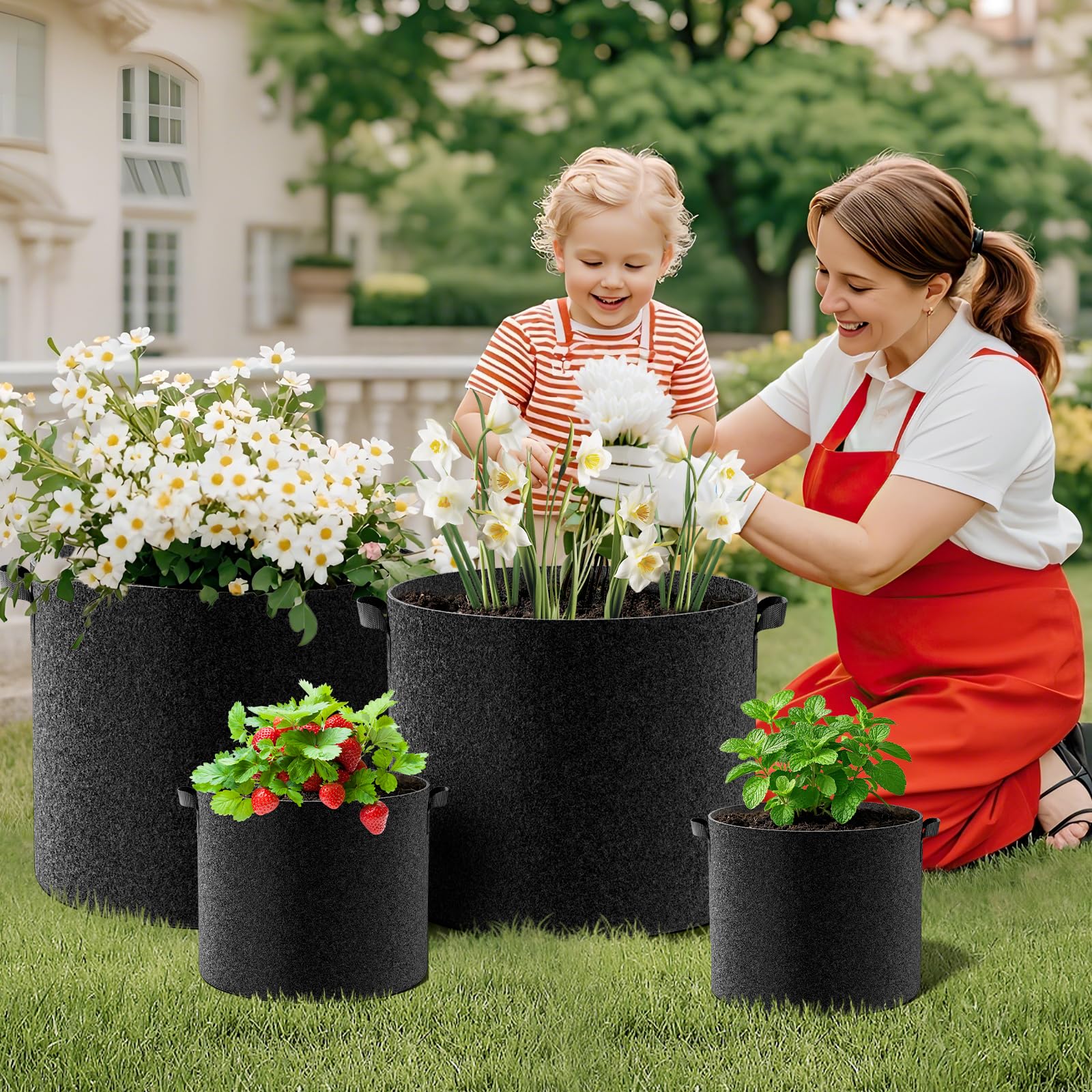 Land Guard en terraza con plantas, estética y ahorro de espacio