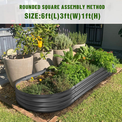 Land Guard con verduras y hierbas creciendo para mostrar rendimiento y organización