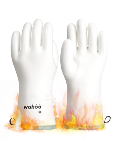 LANON Protection guantes Wahoo vista frontal del empaque y guantes, protección segura