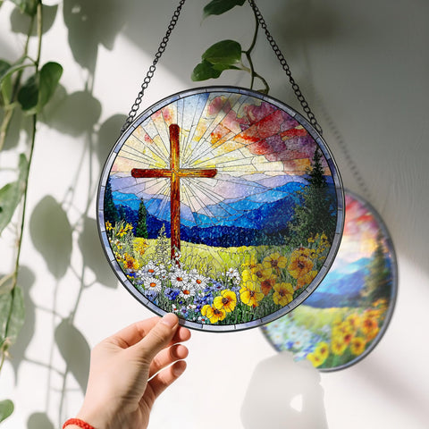 LAOWEIKI colgado en ventana creando reflejos y ambiente luminoso