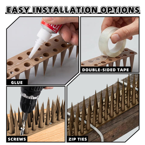 LavviTech accesorios incluidos tornillos y bridas para instalación segura