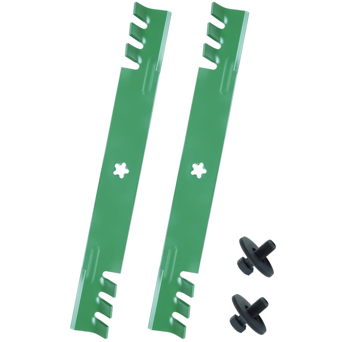 Lawneagle cuchilla Gator vista frontal para corte uniforme