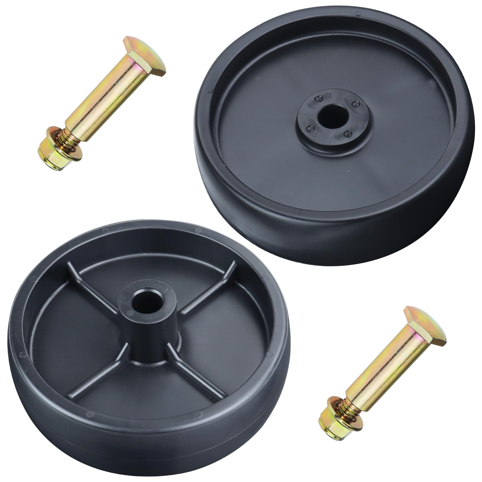 Lawneagle vista frontal de ruedas pack mostrando ajuste y compatibilidad