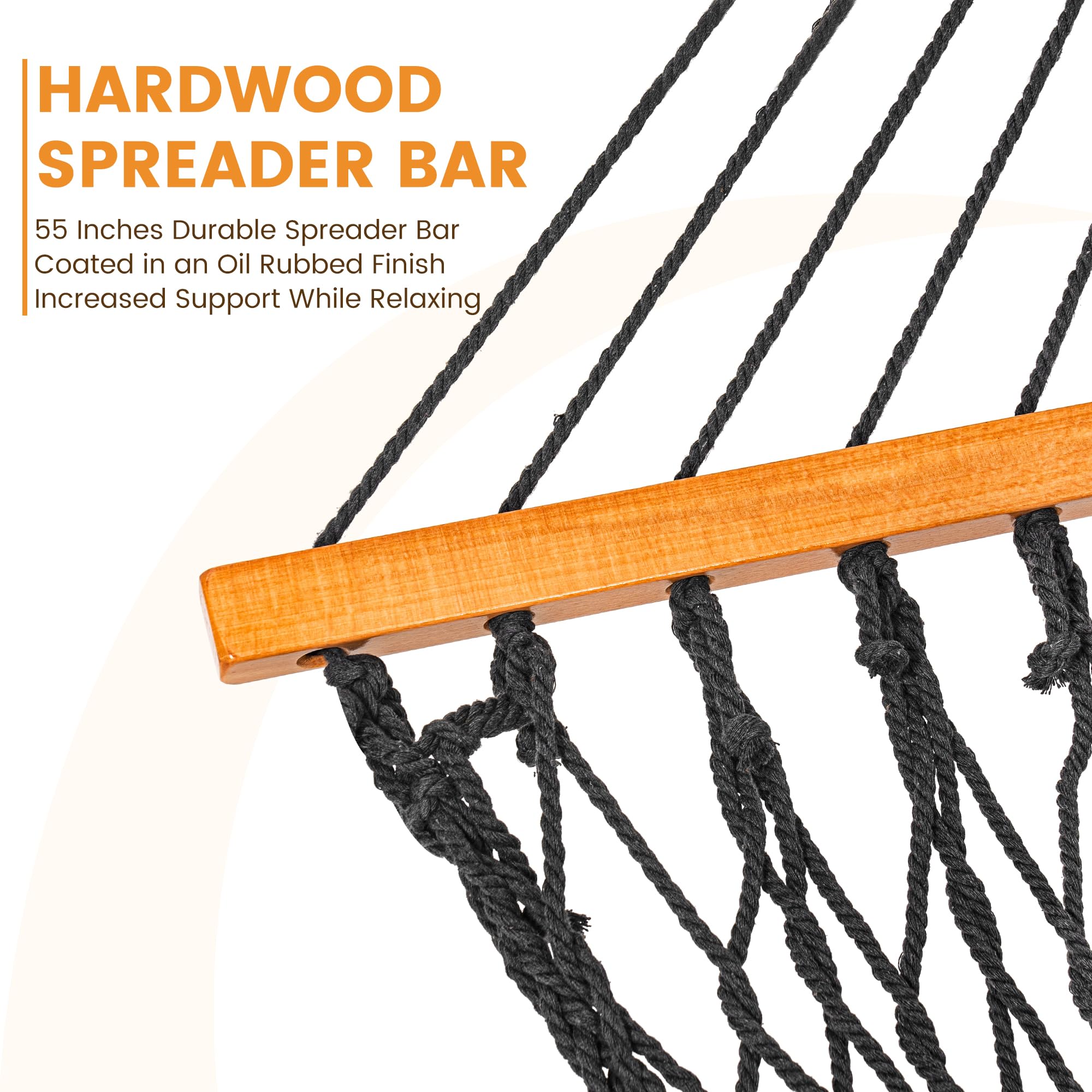 Lazy Daze barra separadora de madera de 55 pulgadas con acabado protector