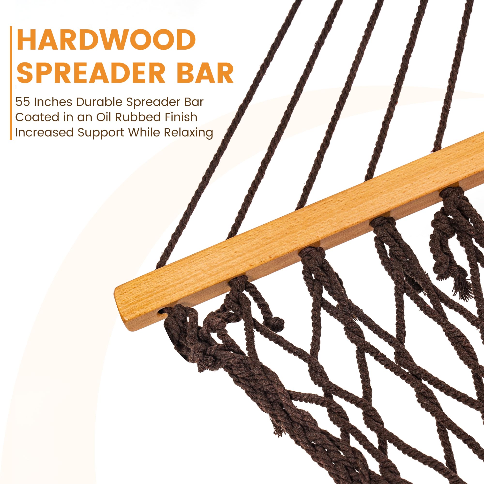 Lazy Daze barra separadora de madera 55" certificada, estable y resistente