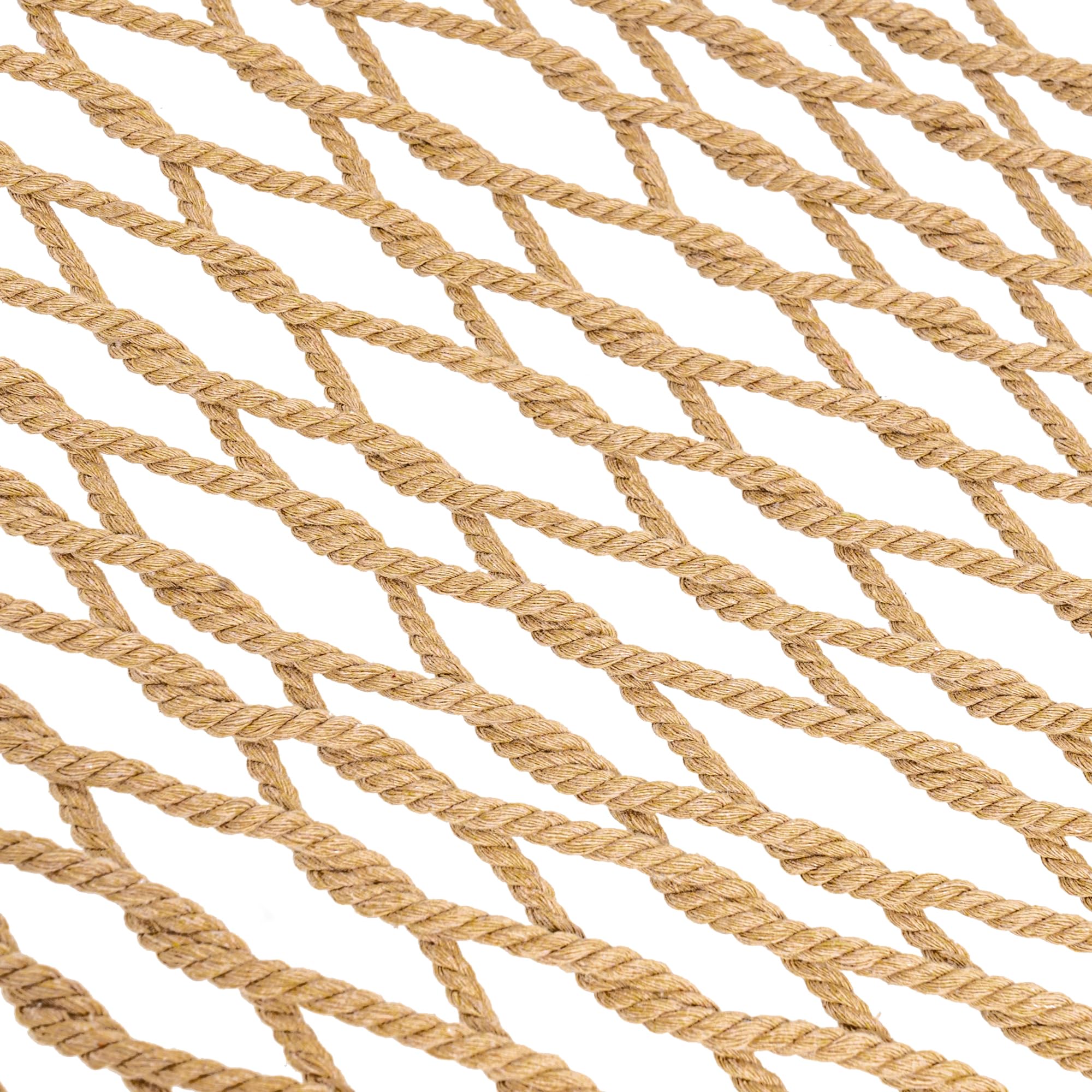 Lazy Daze detalle de cuerdas entrelazadas más gruesas que aumentan durabilidad y confort