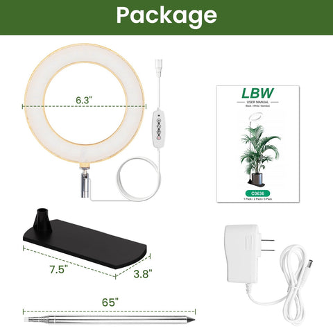 LBW lámpara en sala con varias plantas, integración estética y apoyo lumínico eficaz