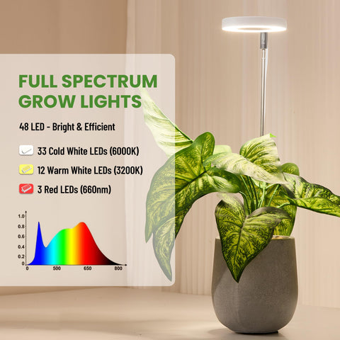 LBW detalle de LEDs full spectrum que promueven crecimiento equilibrado