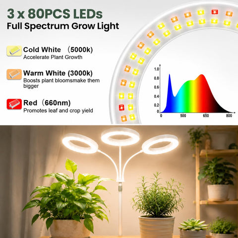 LBW barra telescópica extendida hasta 68 pulgadas para plantas altas