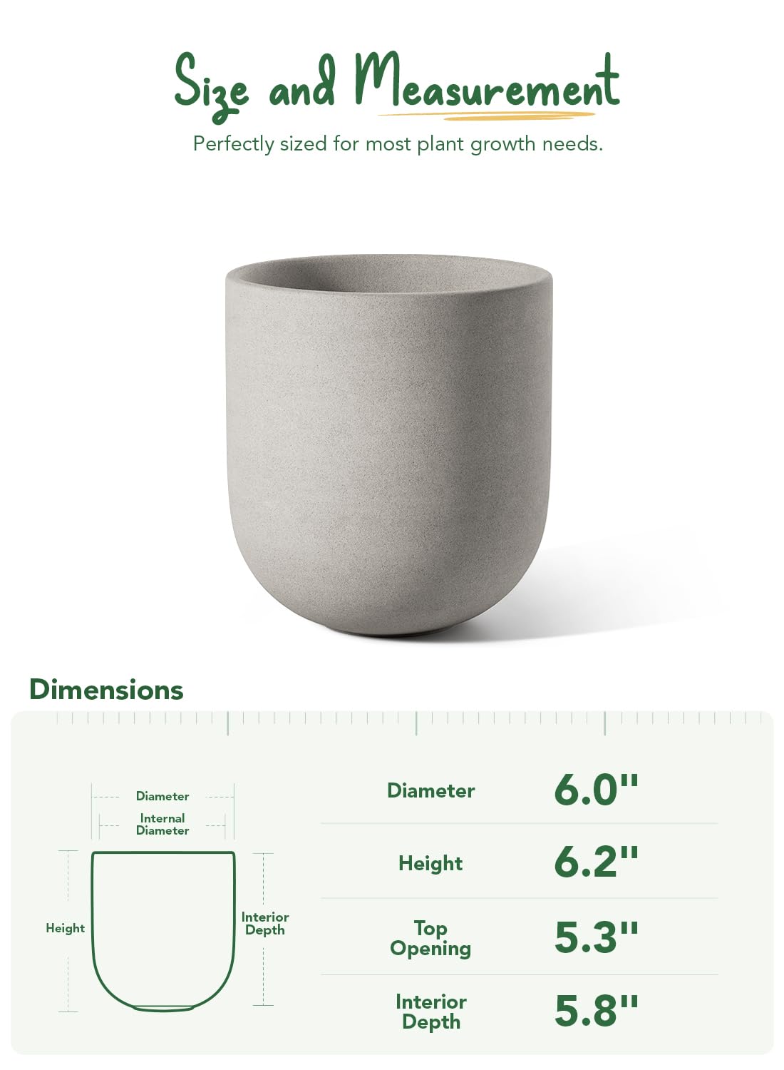 LE TAUCI orificio de drenaje con tapón de silicona para control de riego