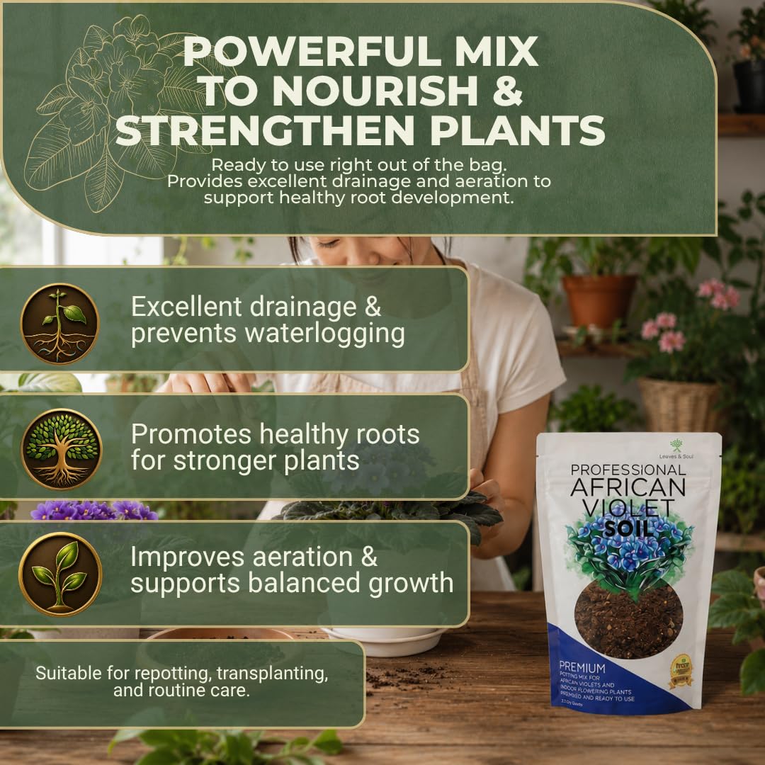 Leaves and Soul etiqueta con ingredientes y beneficios claros para confianza