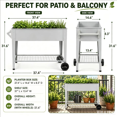 LEETOLLA escala en patio mostrando tamaño real y optimización de espacio