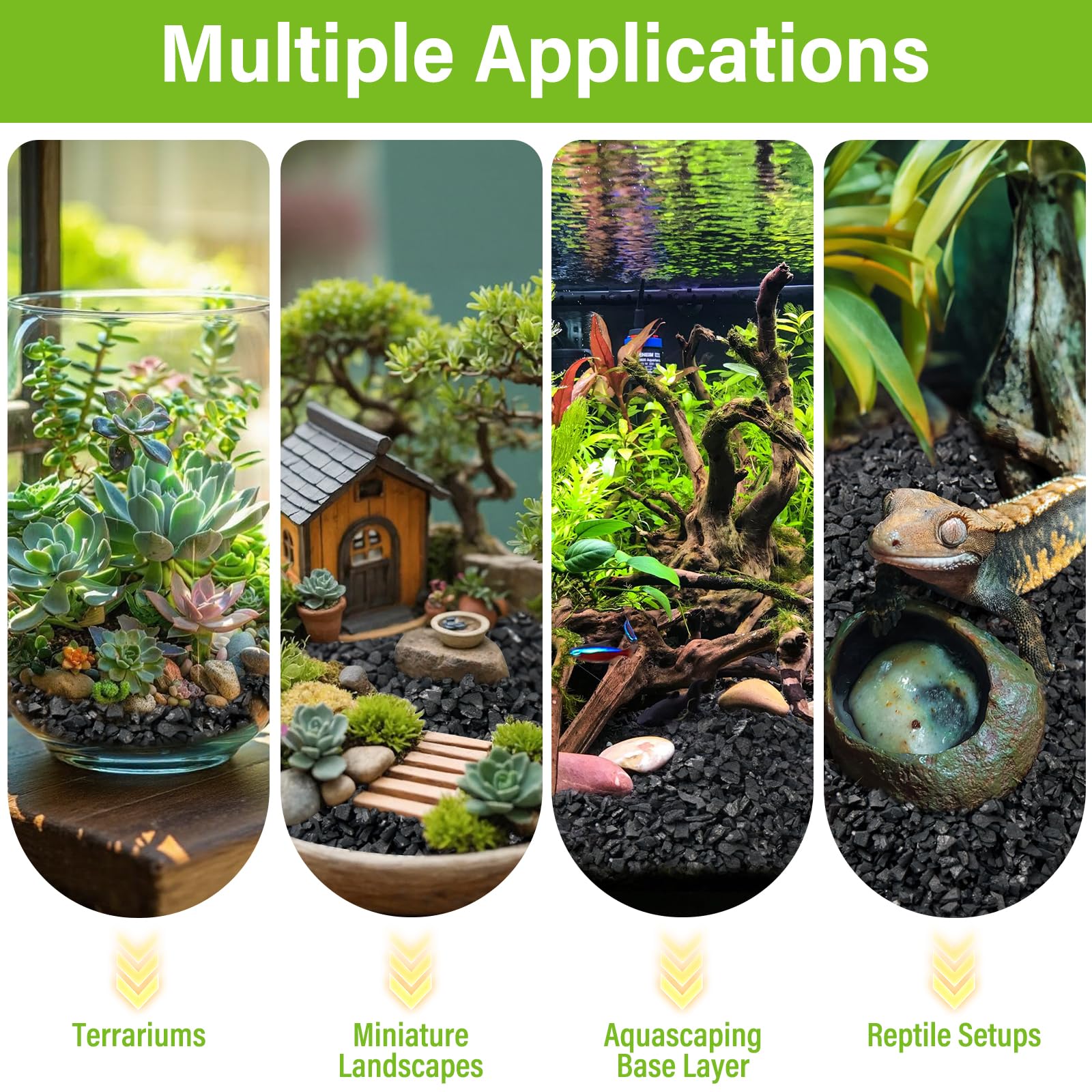 Legigo en ambiente interior con macetas para mejorar salud de plantas