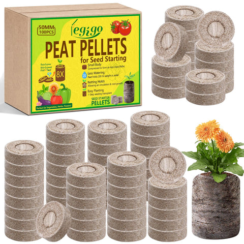 Legigo frontal del paquete mostrando 100 pellets y fácil almacenamiento