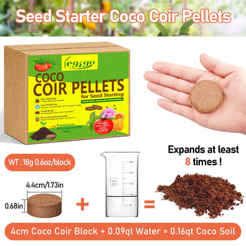 Legigo pellet expandido detalle de fibra de coco, textura aireada beneficia raíces