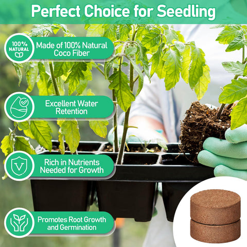 Legigo pellets en bandeja listos para germinar y facilitar siembra