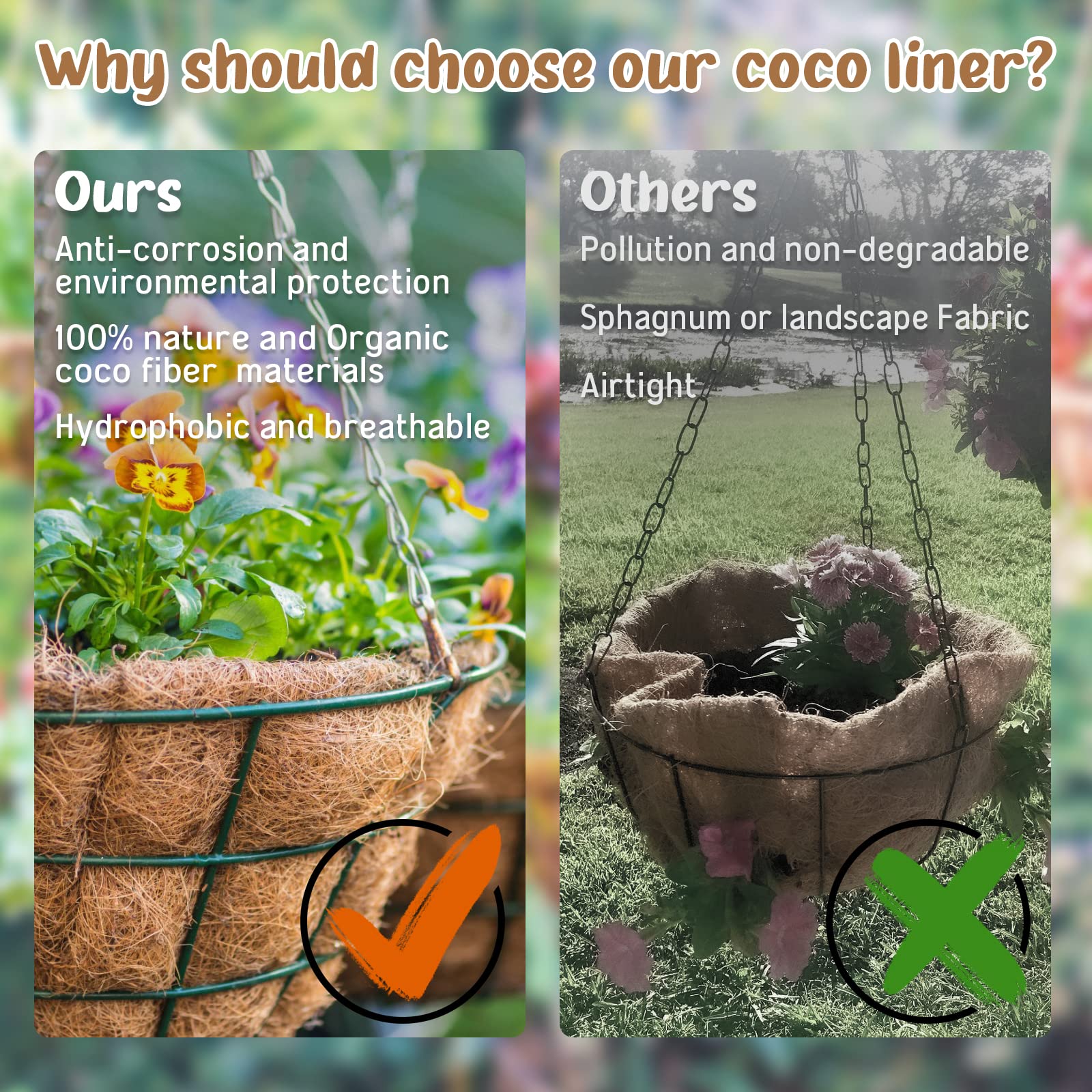 Legigo cesta con planta instalada mostrando retención de humedad y belleza