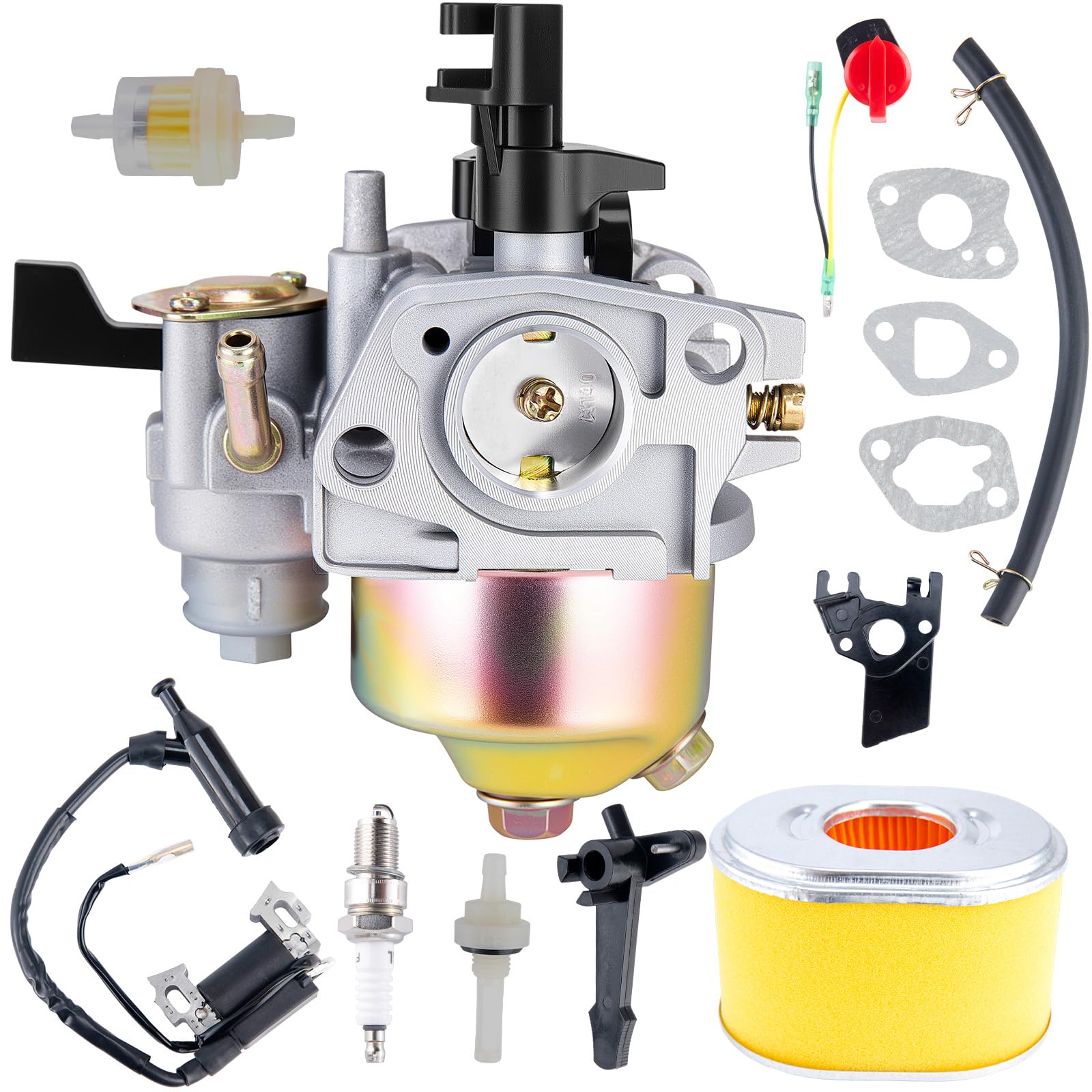 LEIMO KPARTS carburador frontal mostrando montaje y compatibilidad