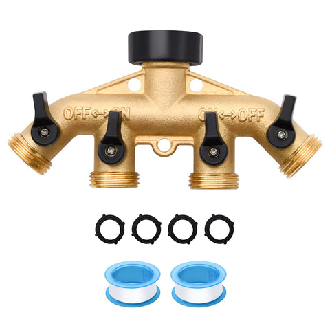 LFSEMINI conector 4 vías frontal mostrando todas las salidas y beneficio de control múltiple