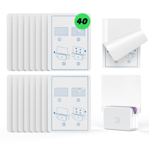 LFSYS empaque frontal de 40 cartones refills para reposición fácil