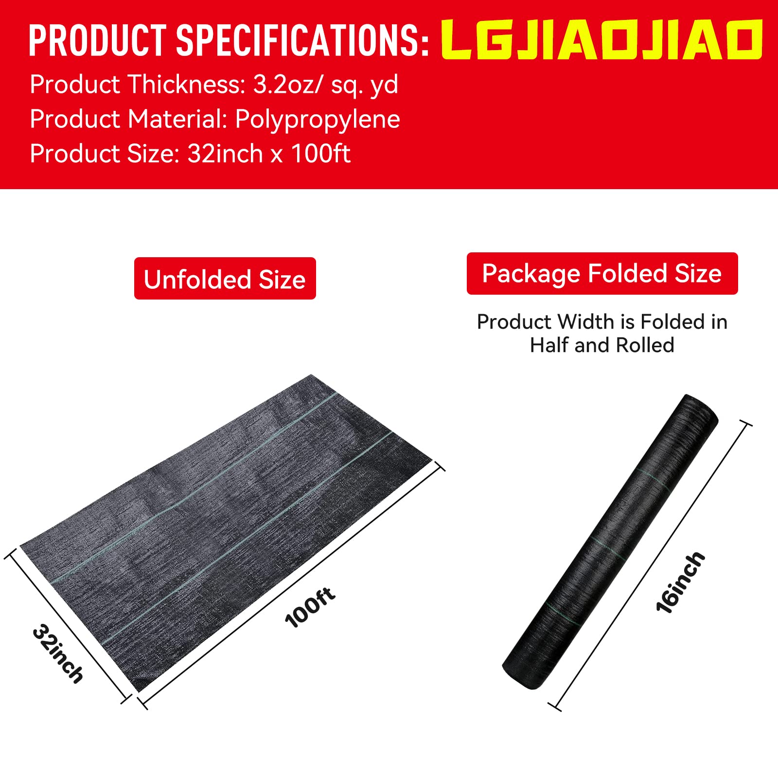 LGJIAOJIAO primer plano del tejido mostrando la trama y resistencia visible