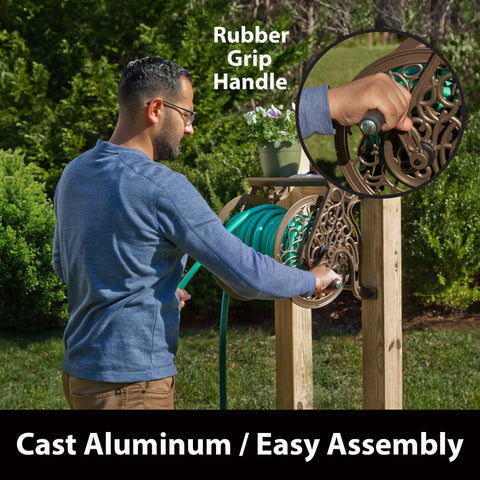Liberty Garden comparación de escala con persona para entender tamaño y capacidad