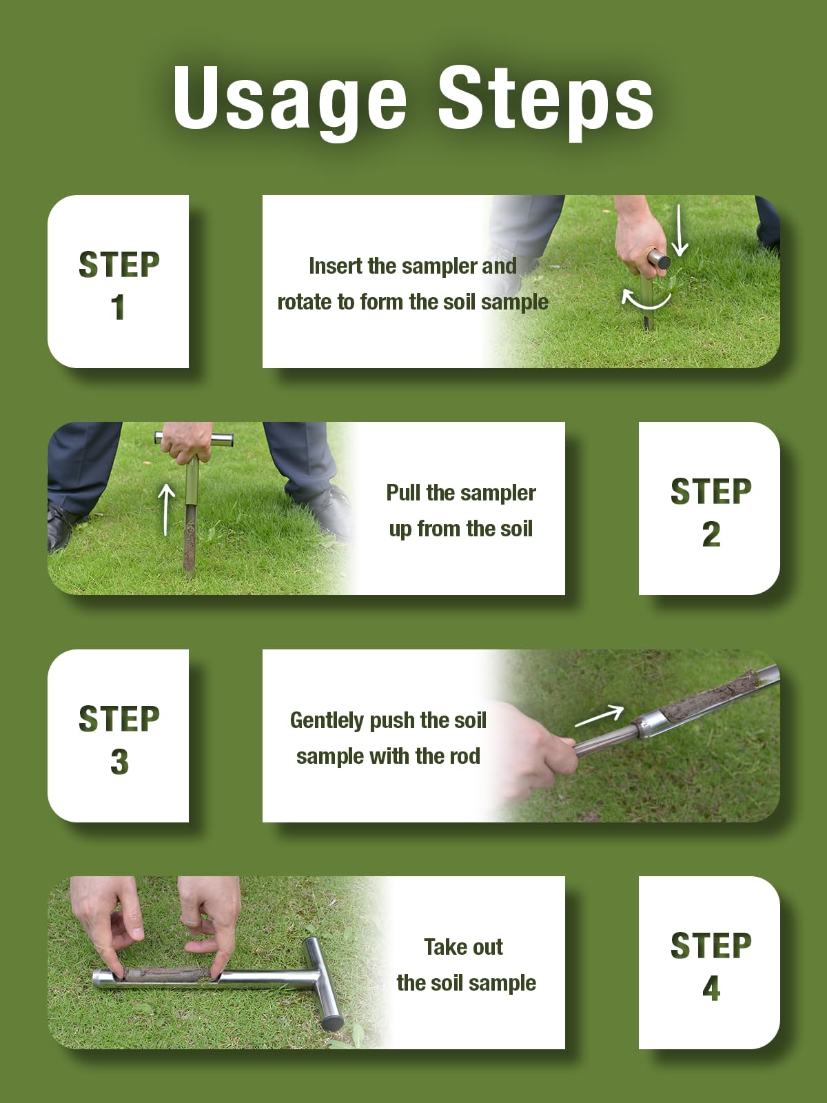 Lichtund bolsas de muestra incluidas para transporte seguro y sin contaminación