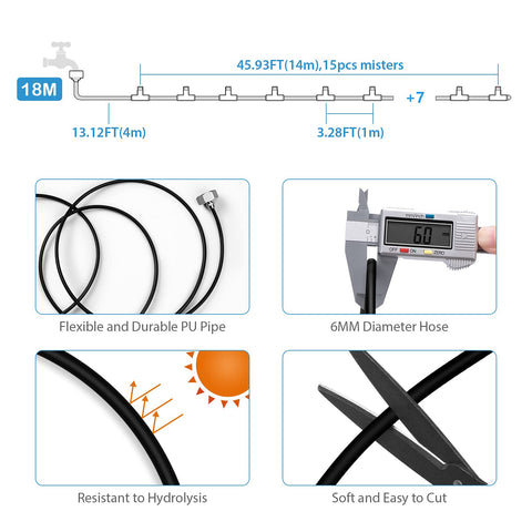 lifeegrn tubería PE flexible mostrando resistencia y fácil manejo en exteriores