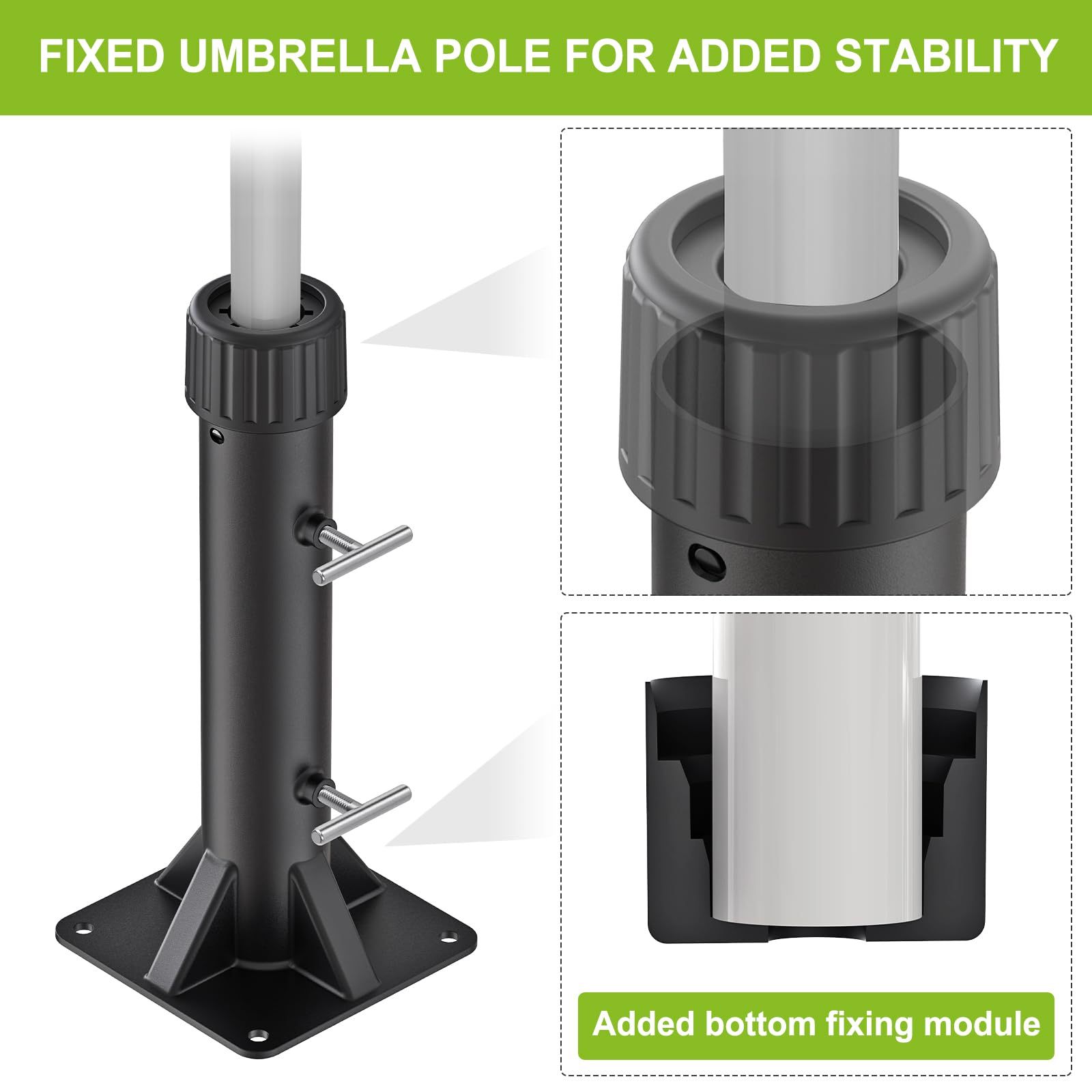 Lifeswell mangas adaptadoras para diferentes diámetros de poste y ajuste seguro