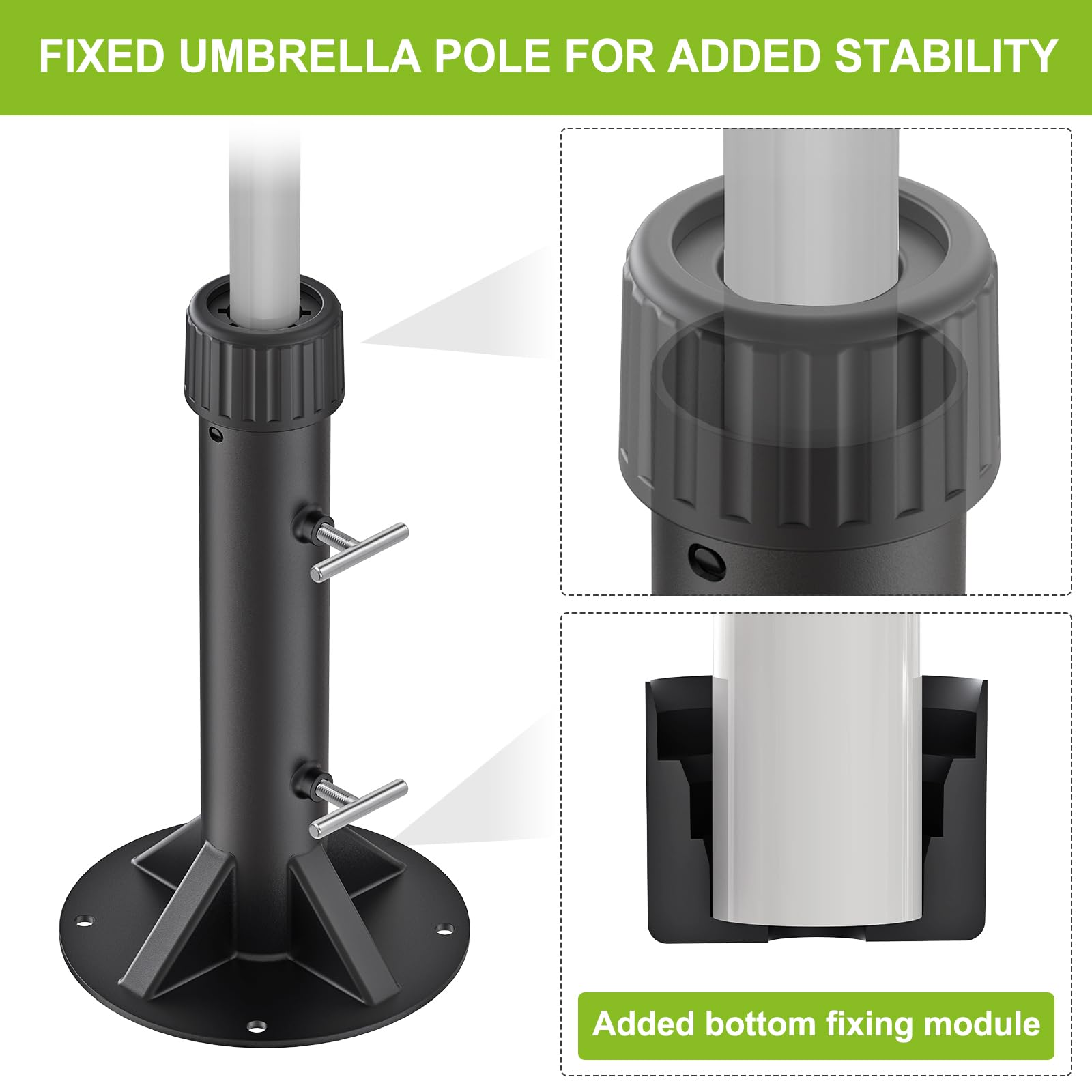 Lifeswell tornillo de mano acero 304 para apriete sin herramientas