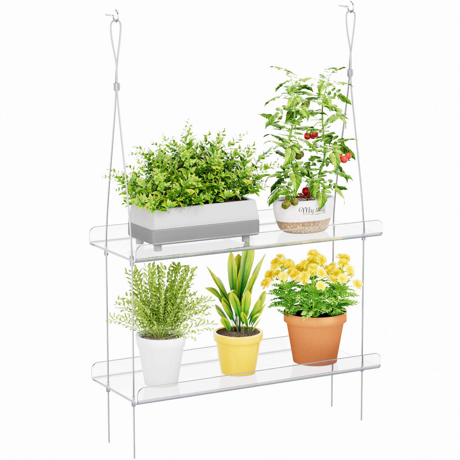 Lifewit estante colgante frontal mostrando diseño y ahorro de espacio