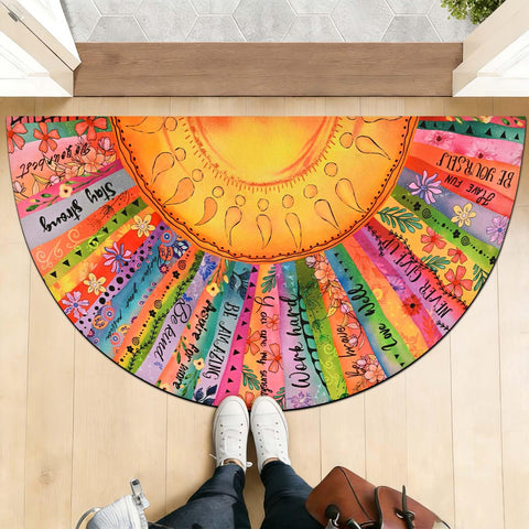 likiyol felpudo integrado en vestibulo mejorando decoración entrada