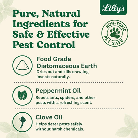 Lilly's Naturals botella 12 fl oz comparada para ver tamaño práctico