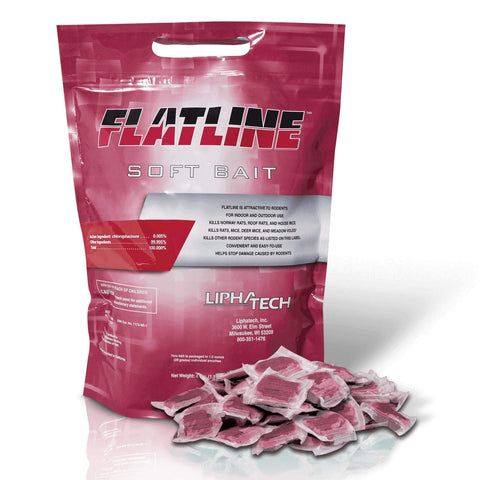 LIPHA TECH envase frontal de Flatline, cebo blando eficaz y manejable