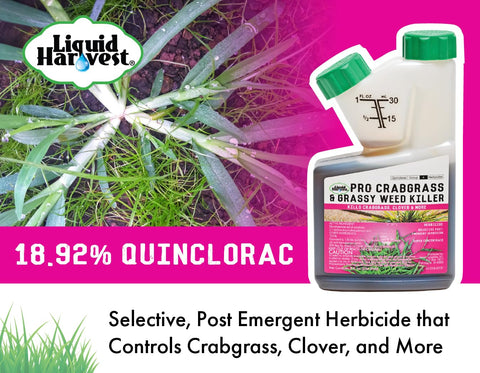 Liquid Harvest etiqueta con instrucciones claras para uso seguro