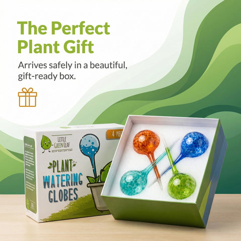 Little Green Leaf empaque cuidado listo para regalar a amantes de plantas