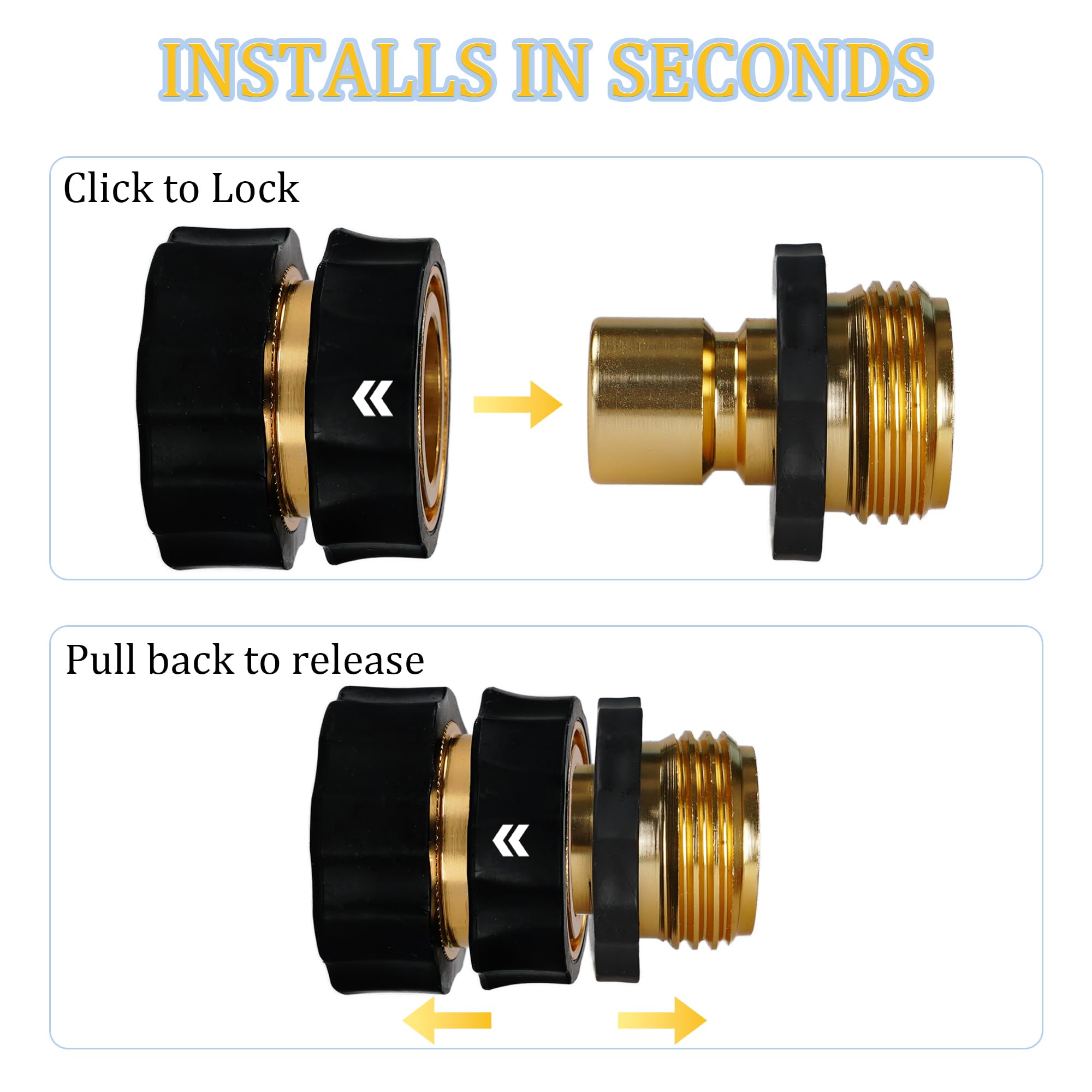 LIULO TOOL conector unido a manguera facilitando intercambio rápido