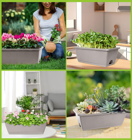 LOCONHA jardineras en cocina junto a hierbas, decoración funcional y práctica