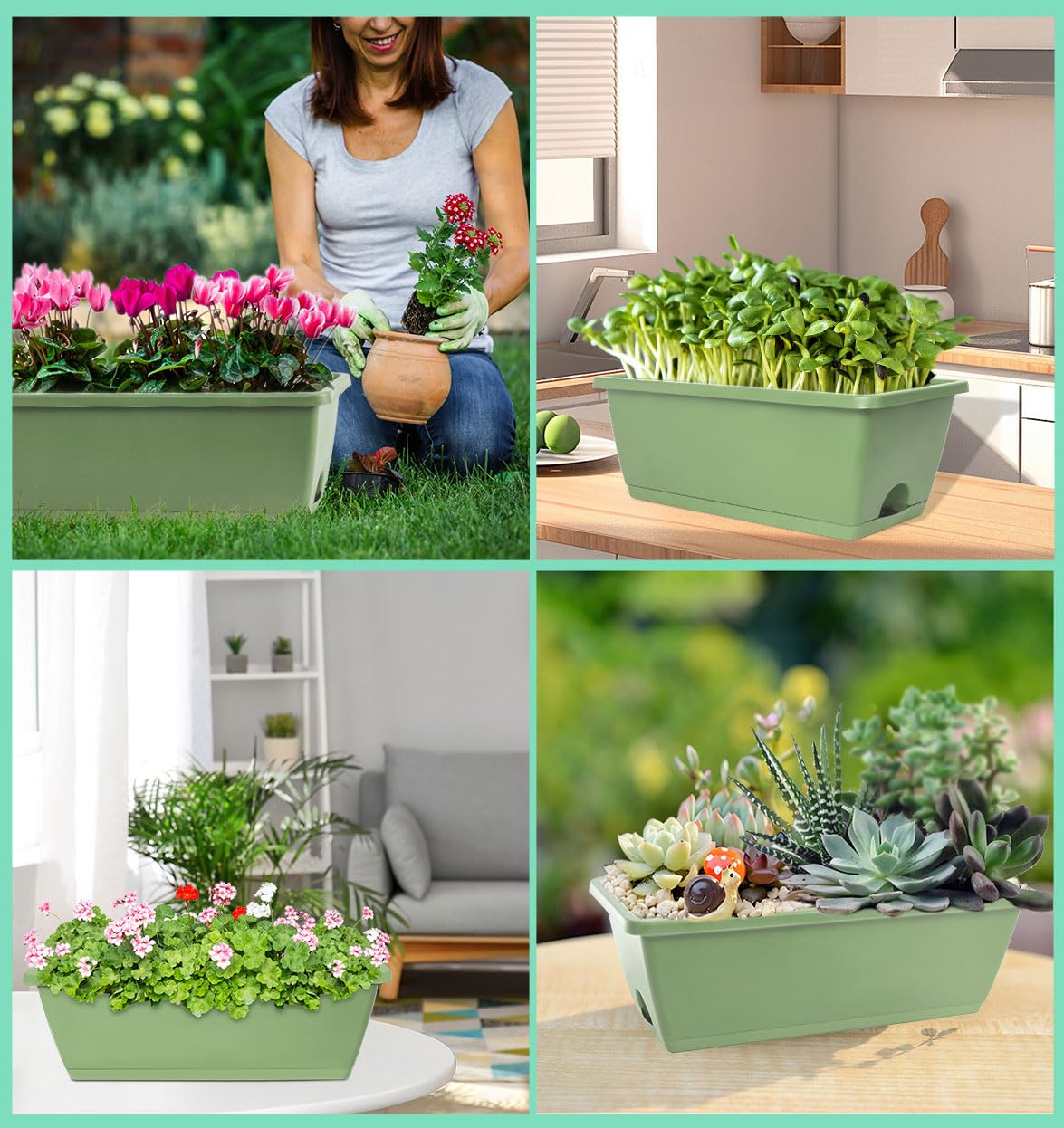 LOCONHA jardineras en balcón añadiendo decoración funcional