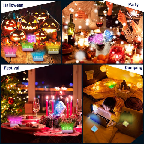 LOFTEK pack de 4 luces con accesorios, todo lo necesario en caja