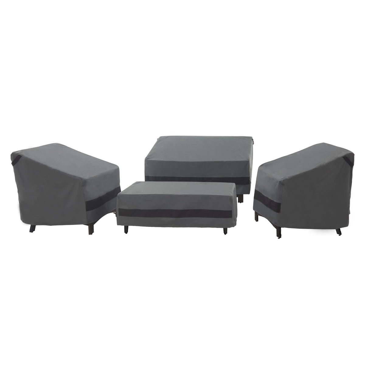 Loriano vista frontal del set 4 piezas protegiendo muebles, protección completa