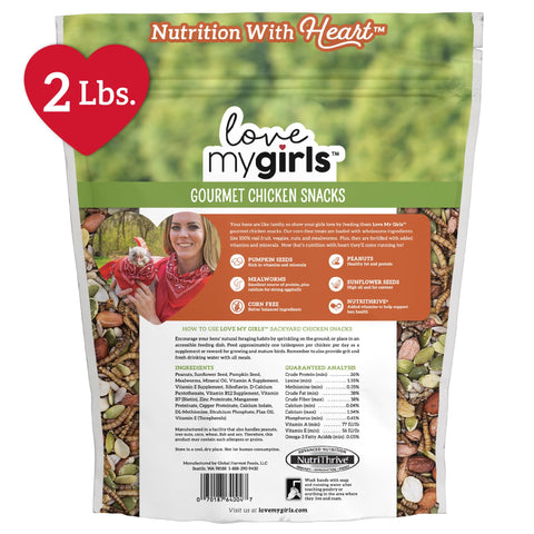 Love My Girls primer plano semillas de calabaza desgranadas, aporte nutritivo
